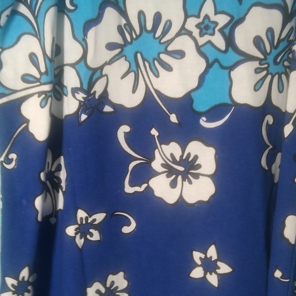 NWT! Body Con 90s Hawaiian Hibiscus Dress Cover up Mini East Coast Surf Wear - Picture 10 of 10
